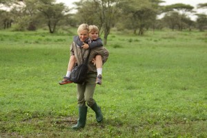 Kirsten in rubber boots carrying Henry IMG_3089