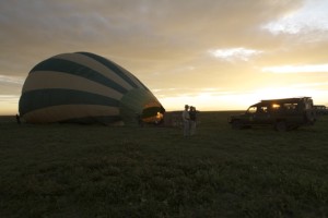 The balloon is inflated with hot air Balloon_8249